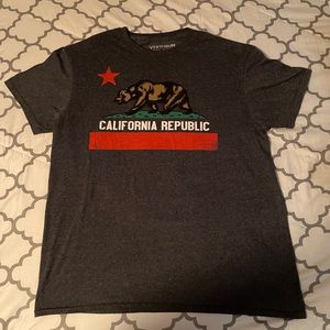 Large gray California Republic tee shirt